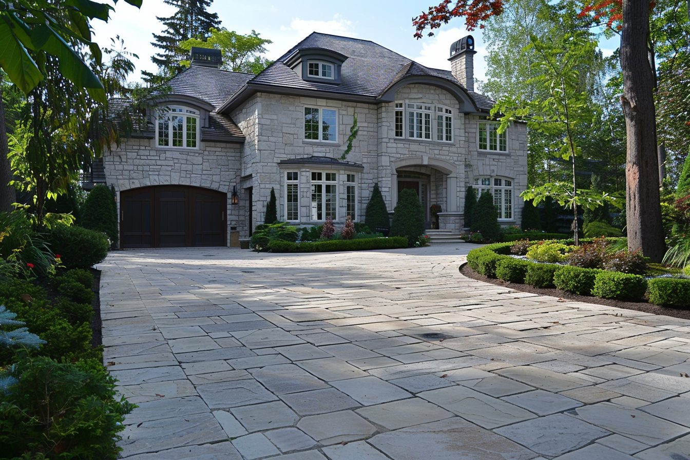 natural stone custom driveways Gulfport, MS