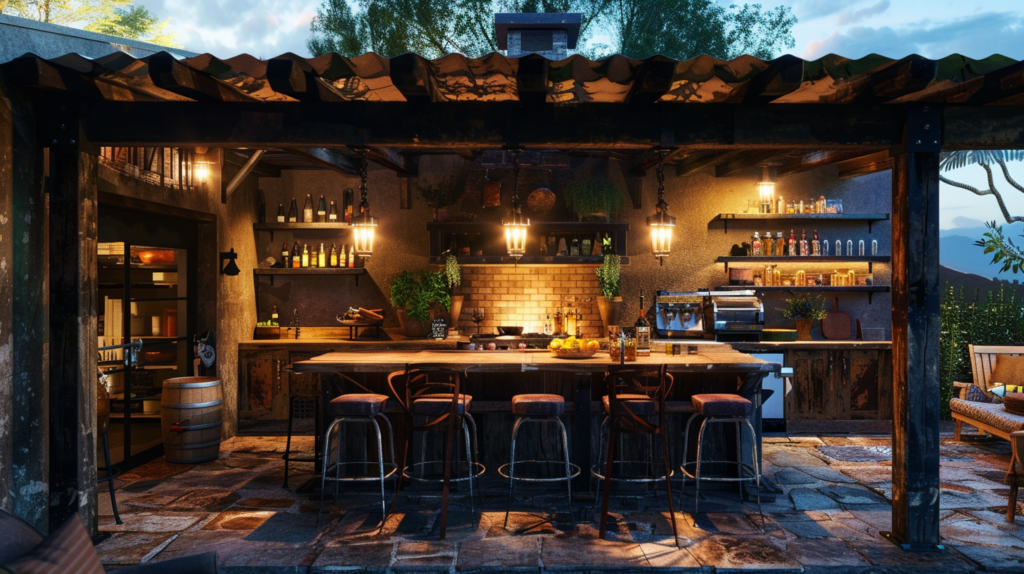 Outdoor Kitchen Bar Themes and Styles